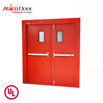 ASICO KH043 China Emergency Exit Steel Metal Door With Panic Push Bar Exterior